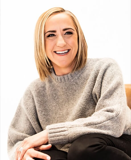 Christine Caine speaking on stage